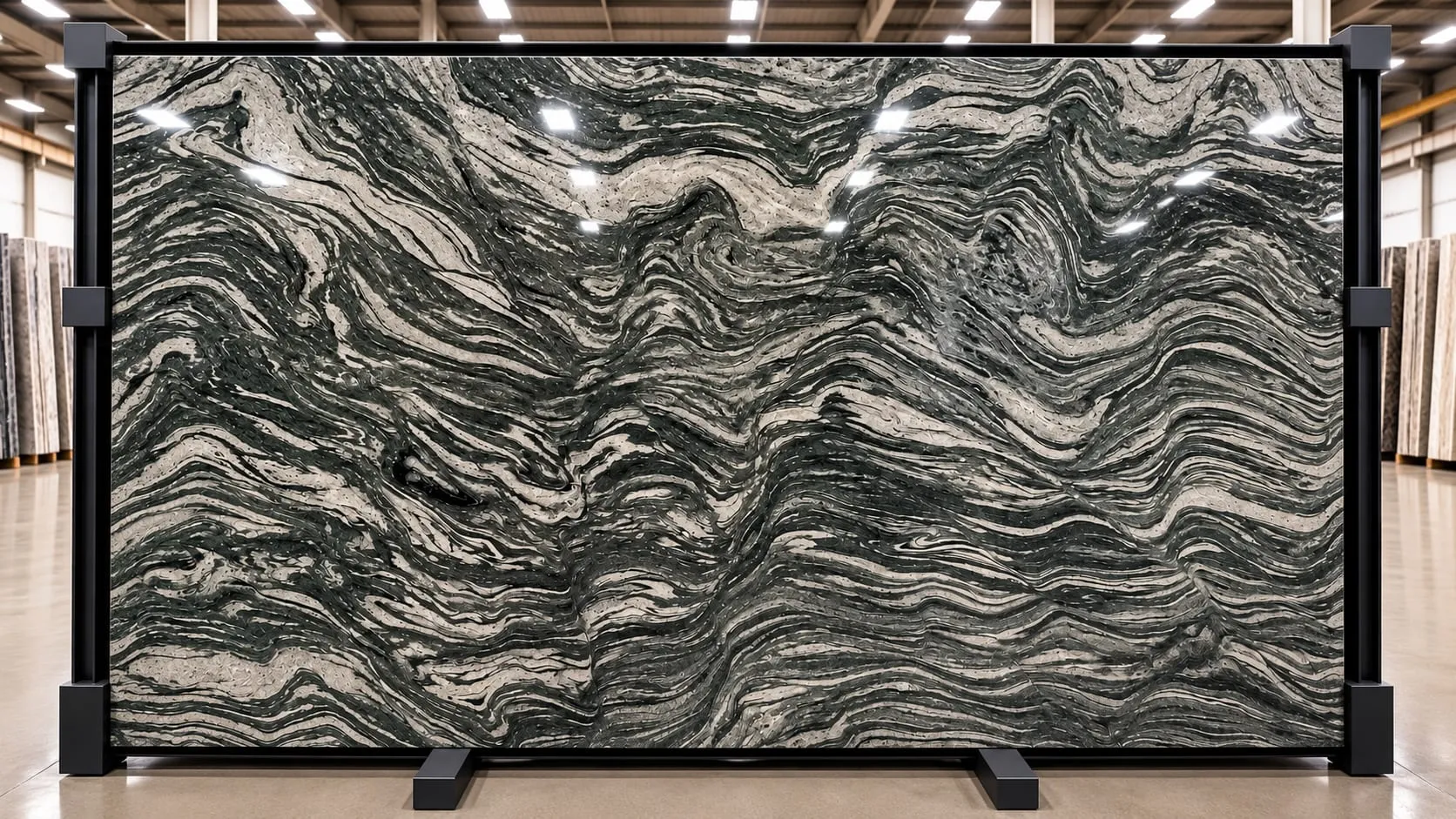 Grey Mist granite slab