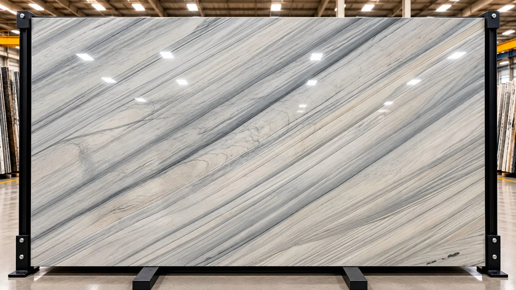 Infinity Grey quartzite slab