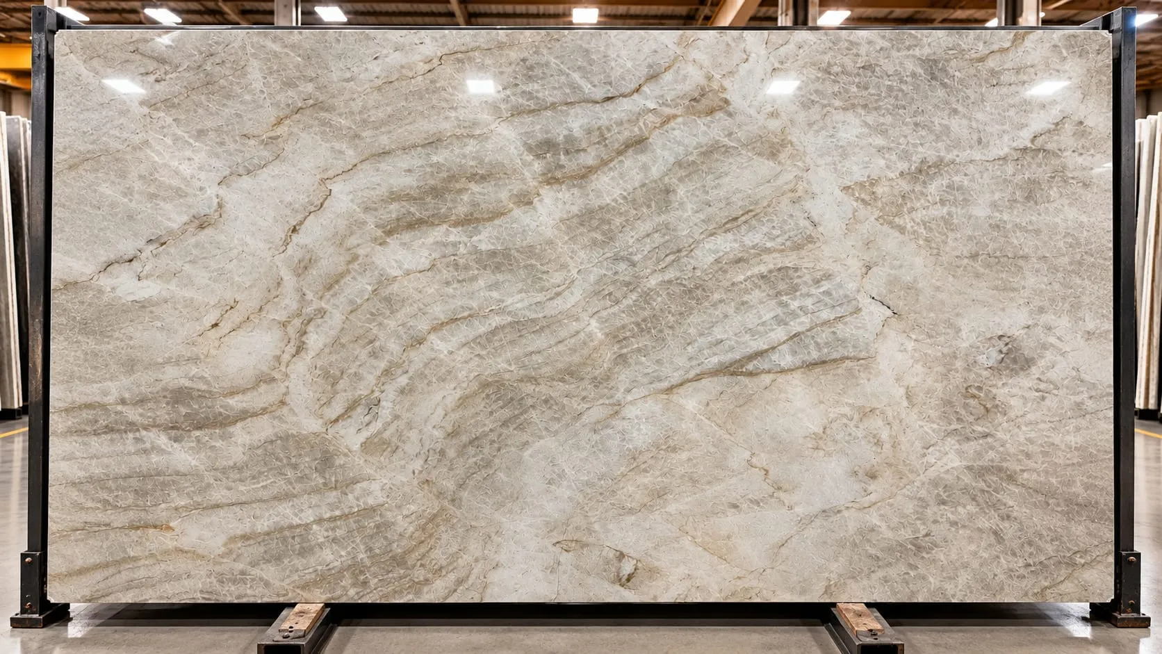 Taj Mahal quartzite slab