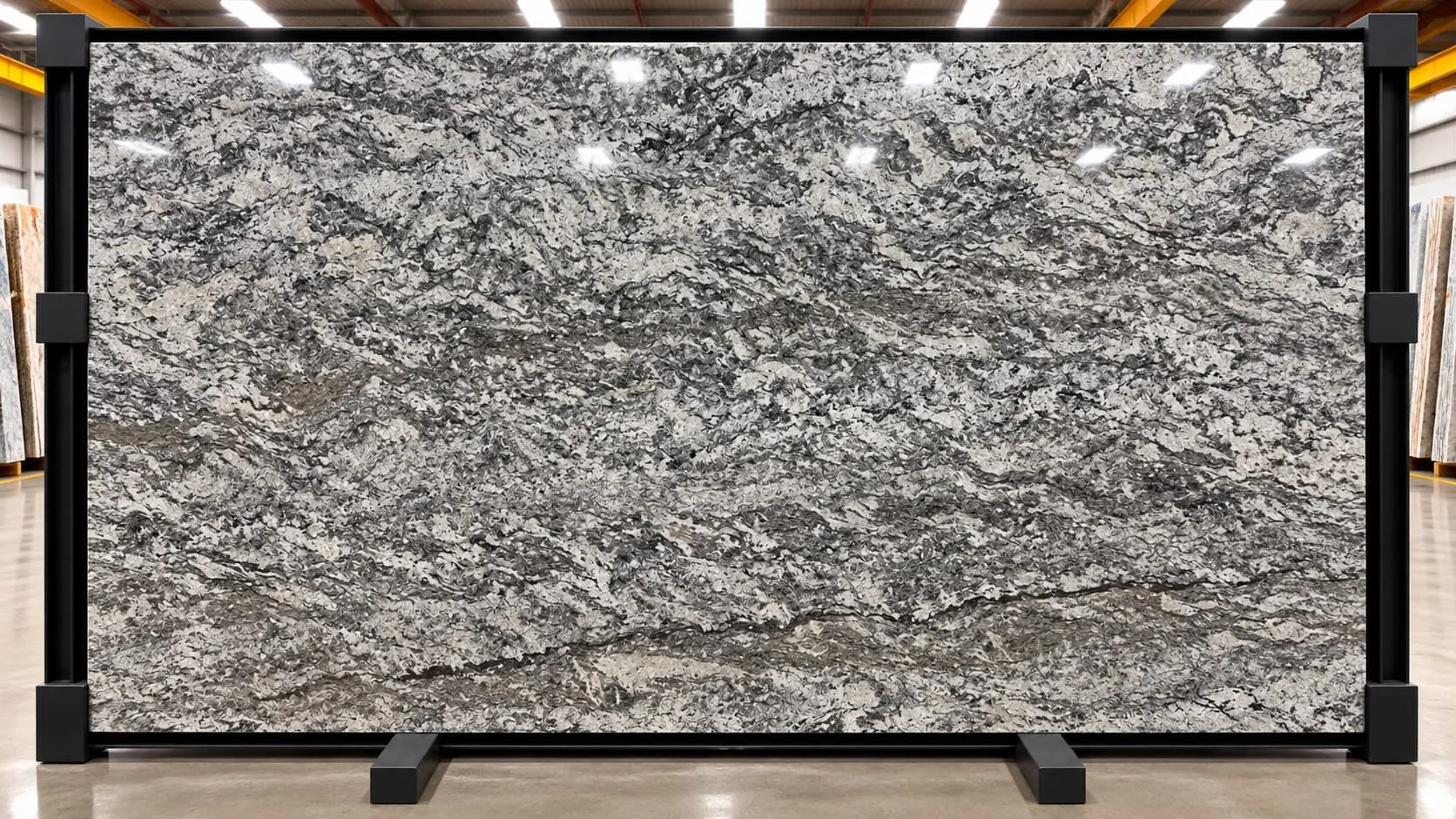 Taupe Grey granite slab