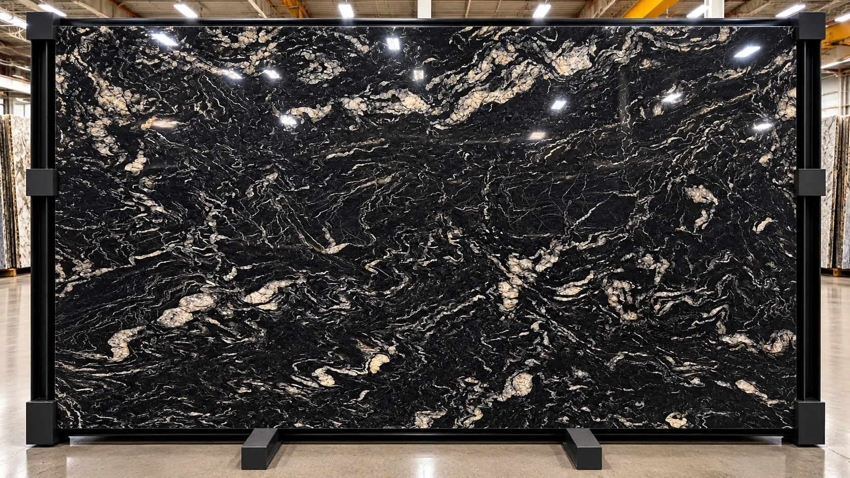 Titanium Gold granite slab